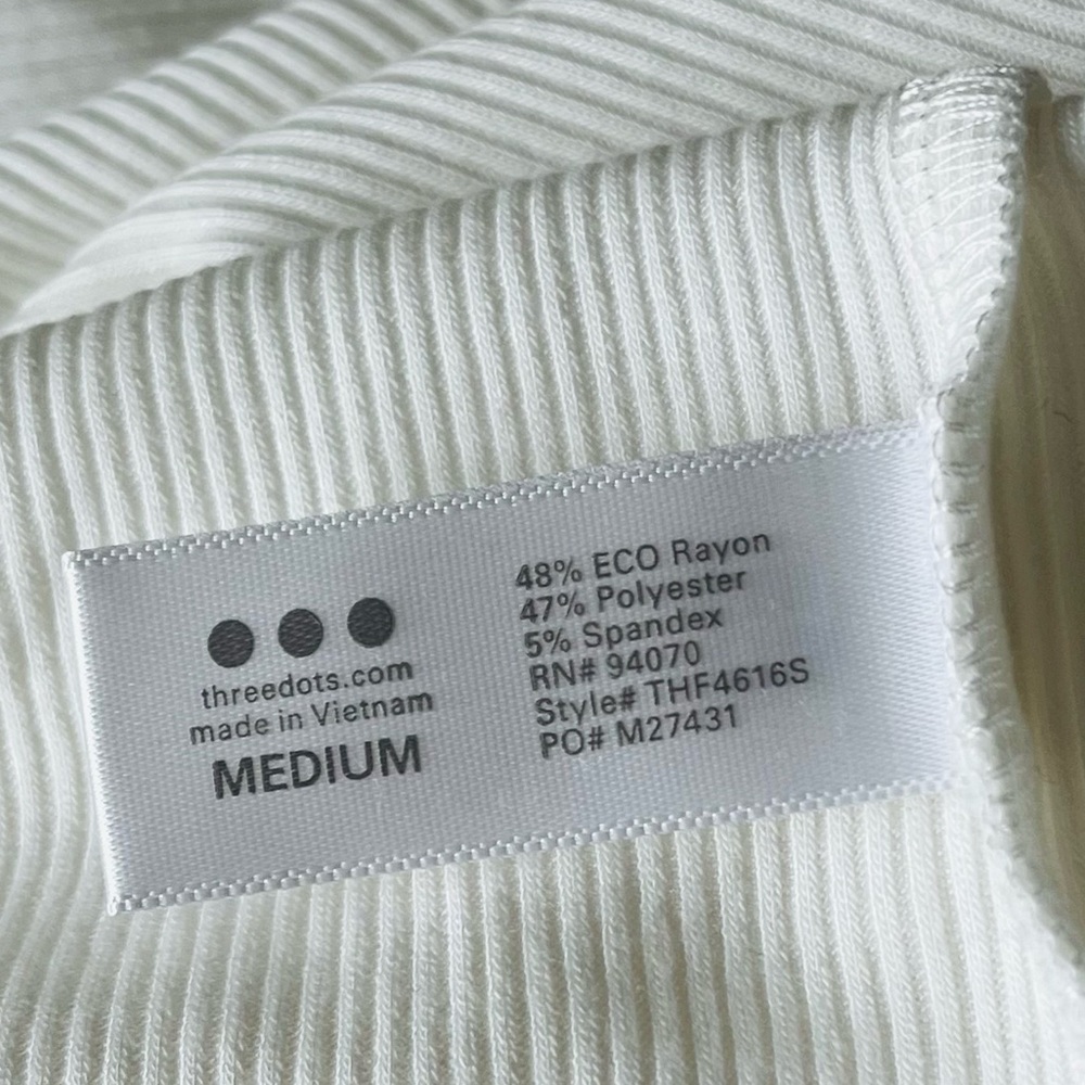 Three Dots Raglan High Low Top - Picture 14 of 14